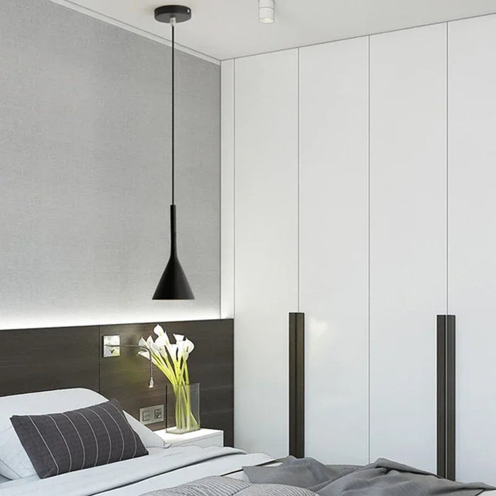 Suspension blanche E27 pour cuisine