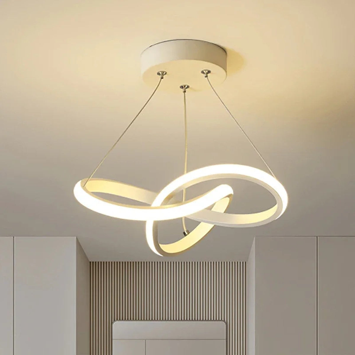 Suspension LED nordique fine