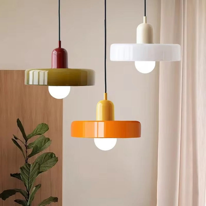 Suspension verre Bauhaus